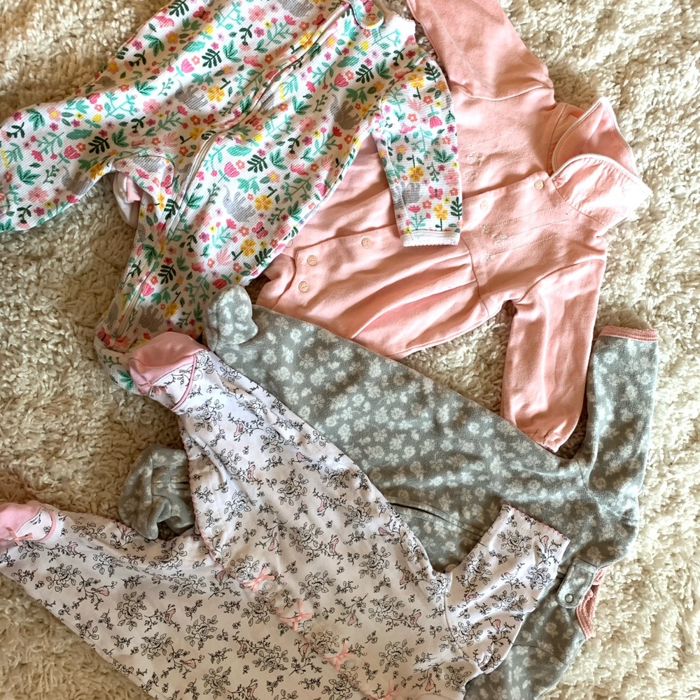 3m baby girl pijamas